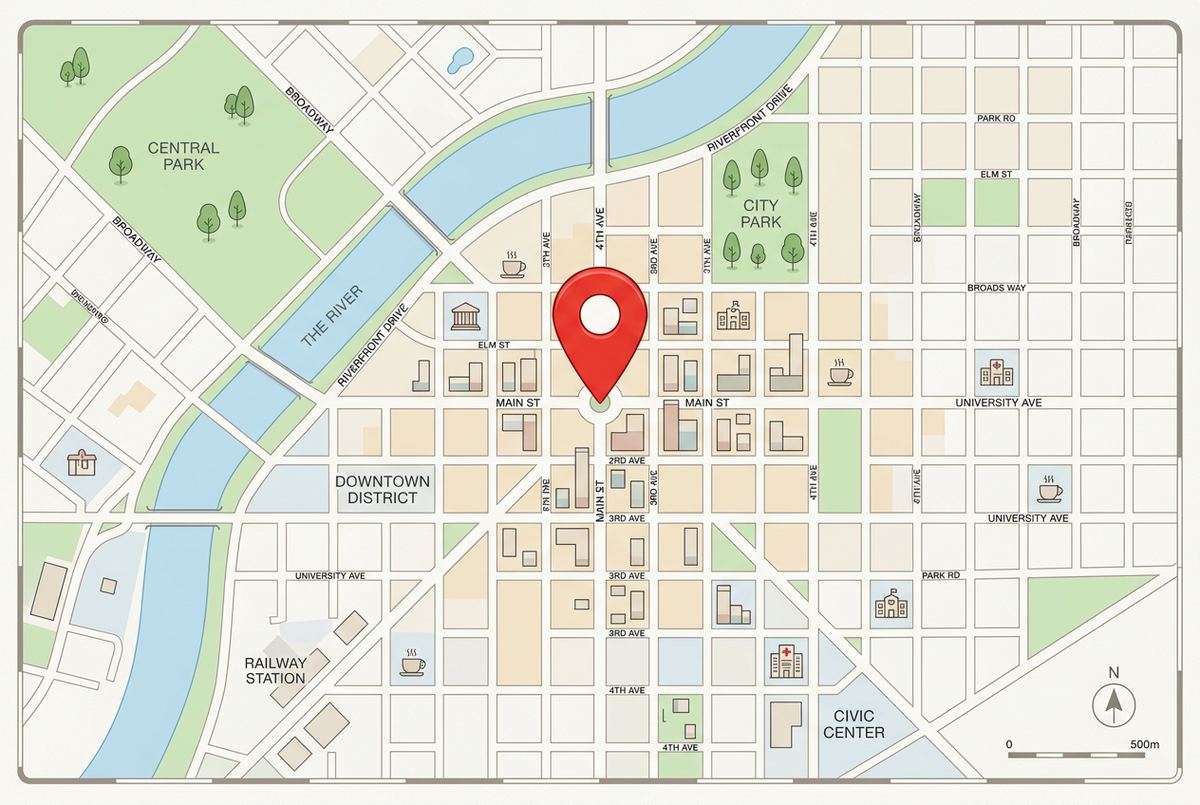 Map of the areas we serve